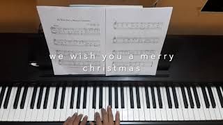 Five Best Christmas song piano Tutorial. music sheet link in description.