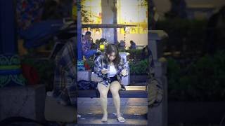 OMG HELLO! This beautiful girl is confused about losing her precious sandals #laugh #funny #shorts