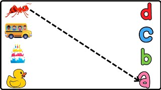 Match the pictures with lowercase letters  |english worksheet for kids | Alphabet matching worksheet