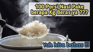 YANG MAU USAHA CATERING WAJIB TONTON !!! 100 porsi Nasi pake ... Kg Beras #catering #viral