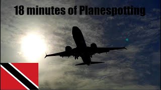 (100 sub special) 18 minutes of Planespotting at Piarco, Trinidad