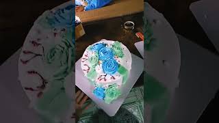 bánh kem vắt hoa đơn giản đẹp/ bánh gato đẹp #youtube #ytshorts #bánh #banhkem #cake #bakery #class