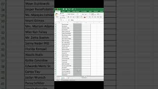 Separate First and Last Name on Other Column #shorts #shortsfeed #shortfeed