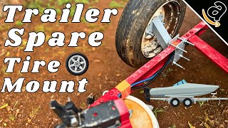 Spare Tire Mount for Utility/Boat Trailer - Install/Review