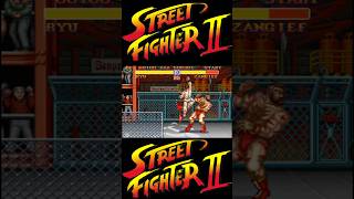 Street Fighter II Black Belt Edition Ryu Vs Zangief #shorts #youtubeshorts #gaming #games#viralvideo