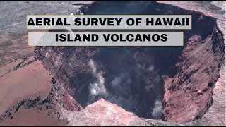 Aerial Survey of Hawaii Island Volcano's One Year After Leilani Estates (2019) Eruption