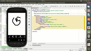 How to develop paint app - save file  android studio