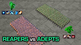 250 Adepts vs 250 Reapers, can you predict the winner?