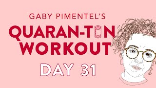 *DAY 31* QUARAN-TIN EXERCISE PLAN | ELDERLY ISOLATION HOME WORKOUT | CORONAVIRUS QUARANTINE