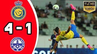 Ronaldo Fly Away 🔥 Al Nassr vs Monastir 4 - 1 Highlights & All Goals 2023