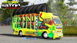 MOD BUSSID TERBARU CANTER SEKAR TARO ONFIRE DETAIL