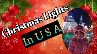 Christmas Lights in USA l Christmas Celebration 2022 l Christmas Decoration 2022 l Madhudarshini