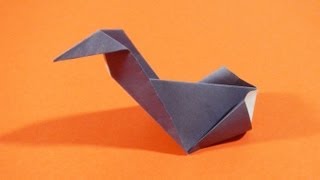 Origami - How to fold a Pecking Chicken