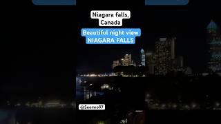 Beautiful night view of Niagara falls Canada #travel #travelvlog #trip #incredibleview #history #hi