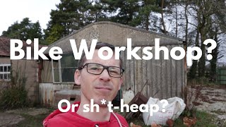 Building My First Bike Workshop  ¦  Bike Workshop Build Video 1