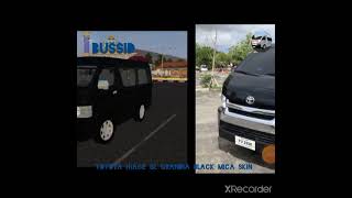 Toyota Hiace GL Grandia Black Mica Skin Bussid Mod