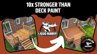 Stop repainting your deck | Protect it with Liquid Rubber