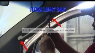 Nissan Titan Light Bar Steps