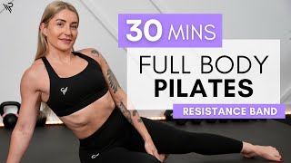 30 Min Full Body Pilates & Resistance Band Workout