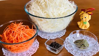 Хрумка квашена капуста🍀швидкого приготування🍀Instant crispy sauerkraut