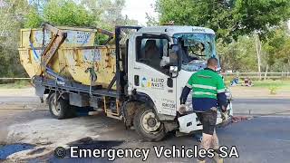 Isuzu truck rollover 10: Straightening