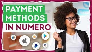 How to pay Numero services? with a list of payment methods