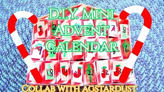 DIY Miniature Advent Calendar | Doll advent calendar | Collab with AGstardust