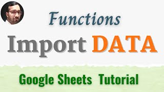 ImportData function in google sheets | importdata formula in google sheets