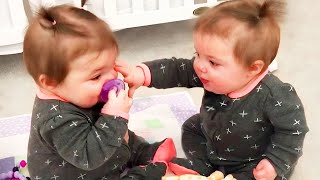 Funniest Twin Babies Compilation Ever || Cool Peachy🍑