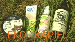 Eko kosmetyki TEST: Eko żel pod prysznic, scrub, peeling do stóp - Yope - Organic Shop | Eco Zen