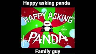 Happy asking panda : family guy #shorts #familyguy