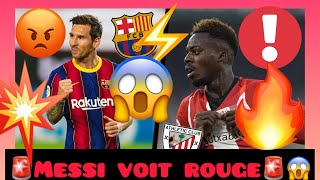 Messi voit rouge 😡🔥🛑📛