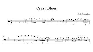 Crazy Blues - Jack Teagarden trombone solo transcription