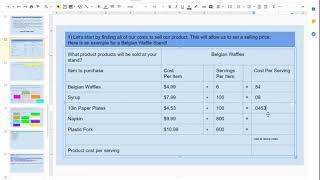 Calculating Product Cost Per Serving/Rounding Decimals