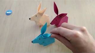 Как Сделать Кролика Из Бумаги Шаг За Шагом/How to Make Rabbit Step by Step/Easy Origami Rabbit