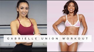 GABRIELLE UNION'S INTENSE WORKOUT | Danielle Peazer