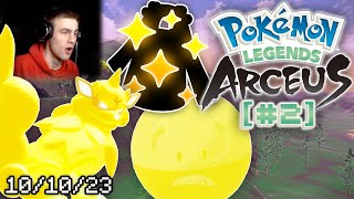 Battling NOBLE Pokemon and Finding SHINIES!! [#2] | Pokémon Legends: Arceus 10/10/23