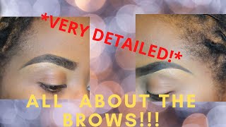 Eyebrow tutorial || VERY DETAILED || Highly Requested *AGAIN* || Mzdudley_13