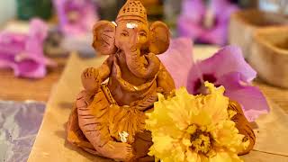 Easy way to make Eco friendly clay Ganesha for Ganesha Chaturthi | DIY clay ganesha idol