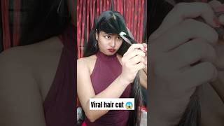 viral hair cut ✂ shocking result 😱 #haircut #haircutting #shorts