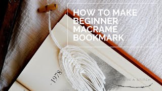 How To Make A Macrame Feather Bookmark