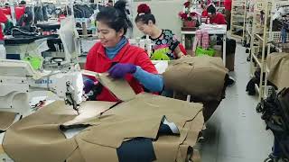 Inside Garment Factory Making Jackets