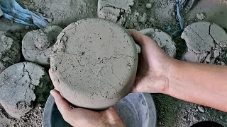 pure cement floor crumbling|| reused cement dusty asmr ||@redqueenasmr8105 congratulations 7k ||