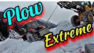 ❄️Winterdienst❄️Schneeräumung🚜Plow Extreme fail🙈