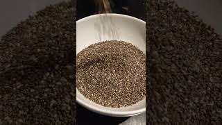 ORGANIC CHIA SEEDS | POURING ASMR #shorts