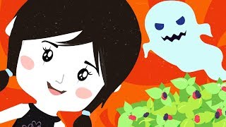 Halloween Version - Here We Go Round The Mulberry Bush Song | Nursery Rhymes and Kids Songs |