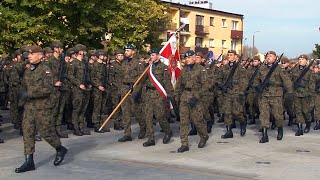 Wprowadzenie sztandaru 3 Zamojskiego batalionu zmechanizowanego - Tomaszów 21-10-2023,