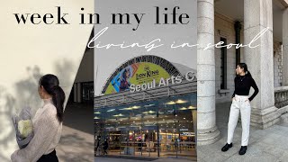 living alone in seoul | flower market, laser hair removal, lion king musical, plumbing issues