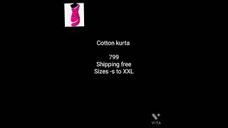 Cotton kurtis