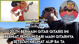 20 Tahun Bermain Gitar | Gitaris ini Shock & Berniat Pensiun Main Gitar Setelah Lihat Skill AlipBaTa